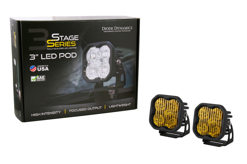 Diode Dynamics SS3 Sport ABL - Yellow SAE Fog Standard (Pair) DD6869P DD6869P User 3