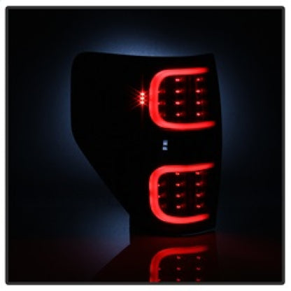 SPYDER xTune Ford F150 09-14 LED Tail Lights - Black ALT-ON-FF15009-LBLED-BK 5082169 5082169 Photo - Unmounted