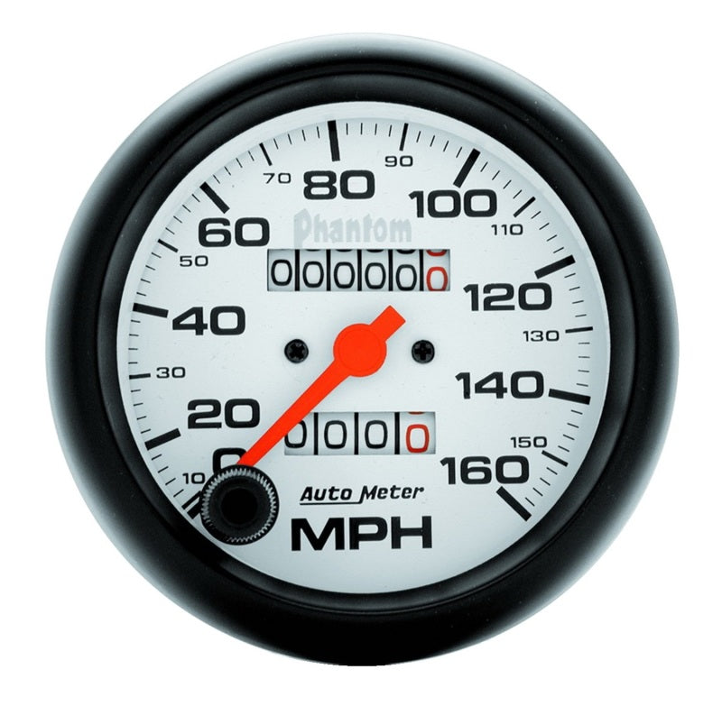 Autometer Gauge, Speedometer, 3 3/8", 160Mph, Mechanical, Phantom 5893 Photo - Primary
