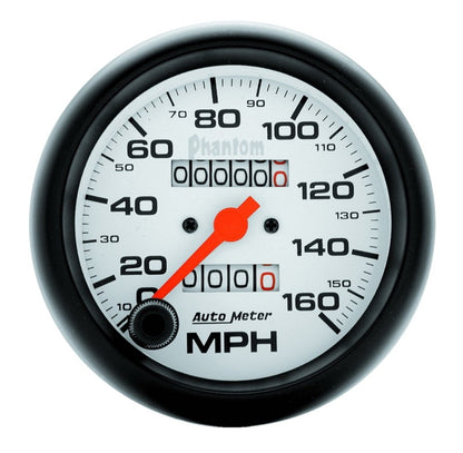 Autometer Gauge, Speedometer, 3 3/8", 160Mph, Mechanical, Phantom 5893 Photo - Primary