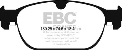 EBC 2017+ Volvo S90 2.0L Turbo Redstuff Front Brake Pads DP32260C DP32260C Photo - Primary