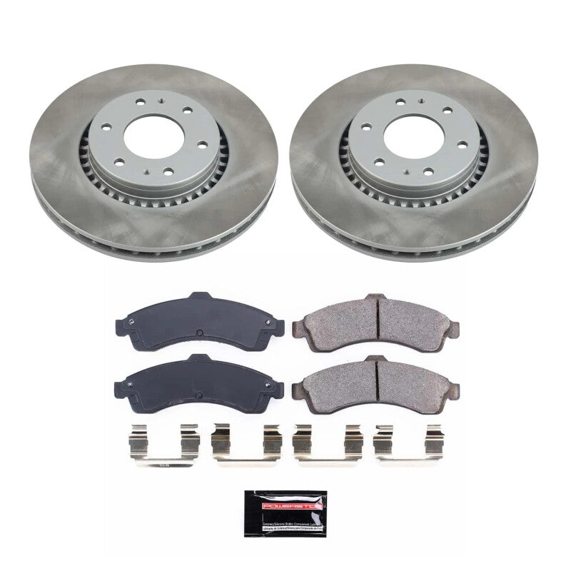 PowerStop Power Stop 2005 Saab 9-7x Front Semi-Coated Rotor Kit SC2061 SC2061 Photo - Primary