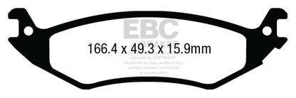 EBC Disc Brake Pad Set DP43003R Photo - Primary