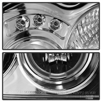 Spyder Jeep Grand Cherokee 05-07 Projector Headlights LED Halo LED Chrm Low 9006 PRO-YD-JGC05-HL-C 5011107 5011107 Photo - Unmounted