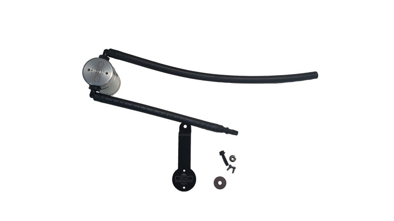J&L 86-93 Ford Mustang 5.0 302 Passenger Side Oil Separator 3.0 - Clear Anodized 3045P-C 3045P-C Photo - Primary