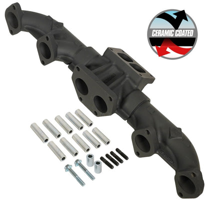 BD Diesel Pre-2002 ISX / Cummins Signature 600 ISX T6 Ceramic Coated Exhaust Manifold 1048006 1048006 Photo - Primary