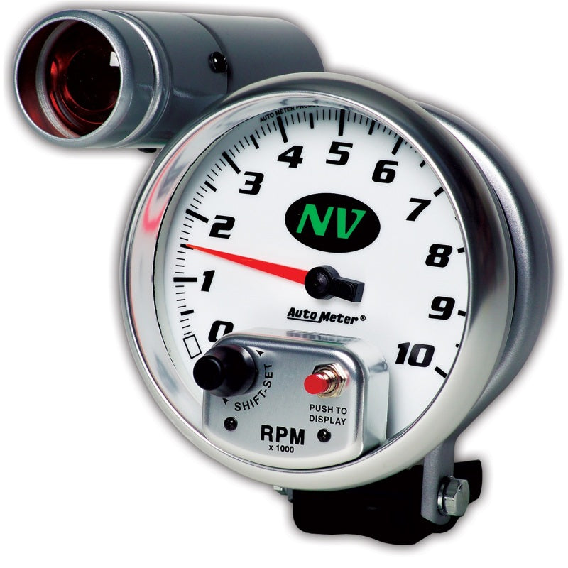Autometer Gauge, Tachometer, 5", 10k RPM, Pedestal W/ Ext. Shift-Lite, NV 7499 User 2