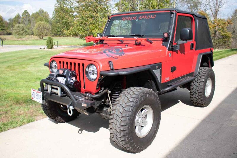 Fishbone Offroad 97-06 Jeep Wrangler TJ Hi- Lift Jack Mount FB21313 FB21313 Photo - lifestyle view
