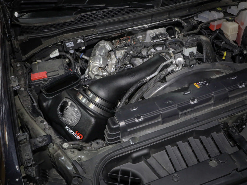 aFe Momentum GT PRO DRY S Intake System 2020 GM Diesel Trucks 2500/3500 V8-6.6L (L5P) 50-70056D 50-70056D Photo - Mounted
