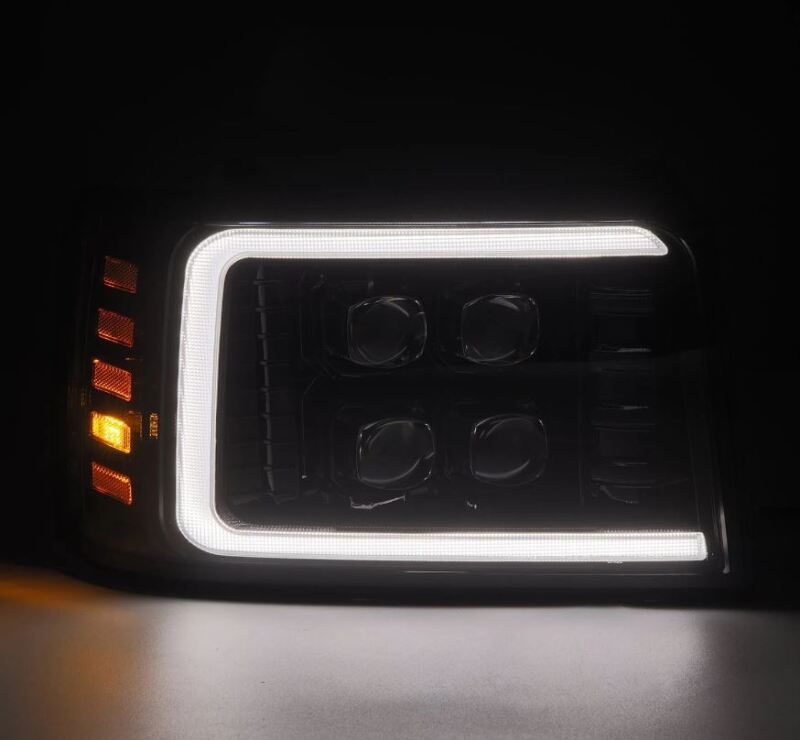 AlphaRex 92-96 Ford F-Series/Bronco NOVA-Series LED Proj Headlight Alpha-Bk w/Actv Light SS & SBDRL 880269 880269 User 2