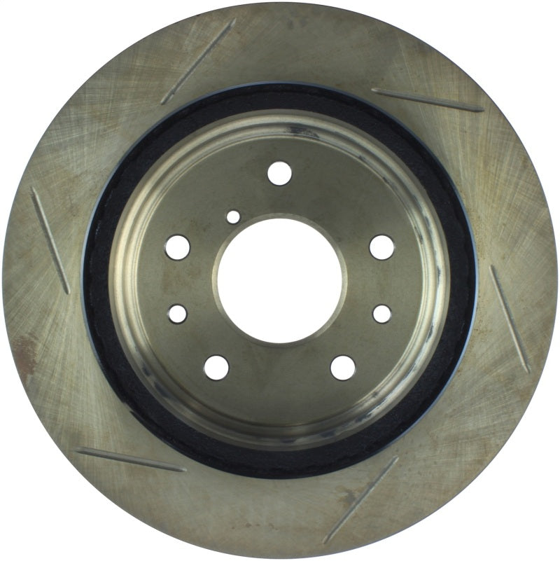 StopTech Sport Slotted Brake Rotor; Rear Left 126.45024SL Photo - Unmounted