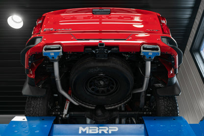 MBRP 19-Up Chevy Silverado 1500 6.2L 2.5in Catback Dual Rear Exit Aluminized S5065AL S5065AL Photo - Mounted
