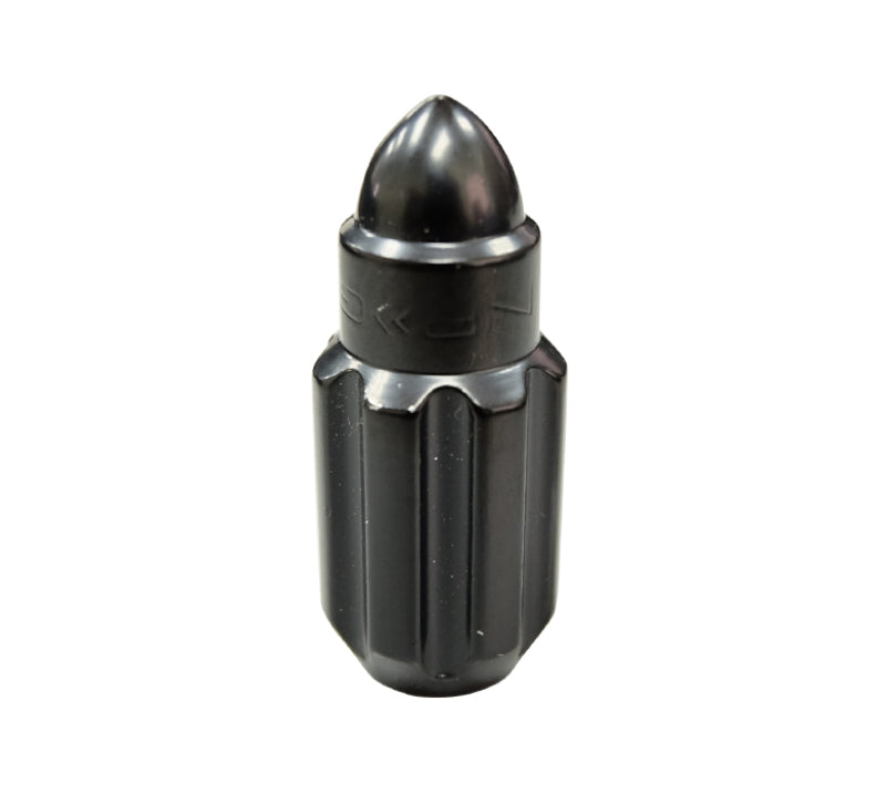 NRG M12 x 1.5 Steel Lug Nut Set  Bullet Shape 21 pc Black W/ Lock Key LN-LS500BK-21 Photo - Primary
