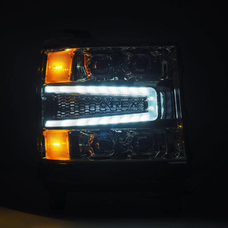 AlphaRex 16-18 Chevy 1500HD NOVA-Series LED Proj Headlights Chrm w/Actv Lgt/SeqSig & DRL(Req 810023) 880238 880238 User 2