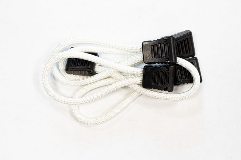 Fishbone Offroad Paracord Zipper Pulls 5 Pcs White FB51279-W