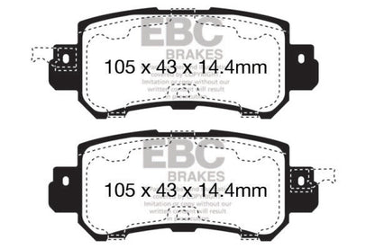 EBC Disc Brake Pad Set DP32135C Photo - Primary