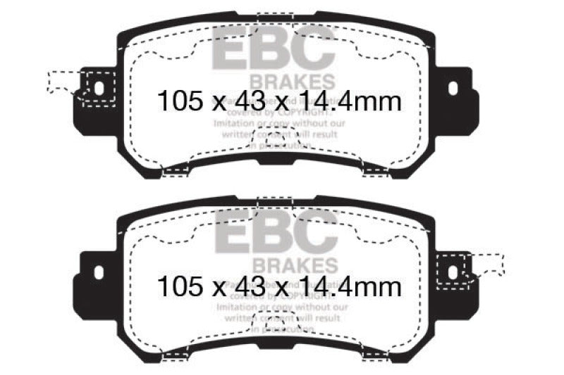 EBC Disc Brake Pad Set UD1624 Photo - Primary