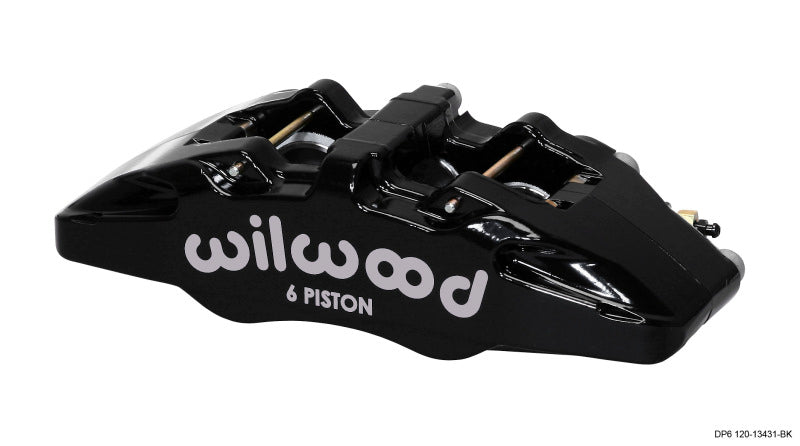 Wilwood Caliper-Forged DP6A,5.25" mt.-L/H, 1.62/1.38"/1.38" Pistons 120-13431-BK Photo - Primary