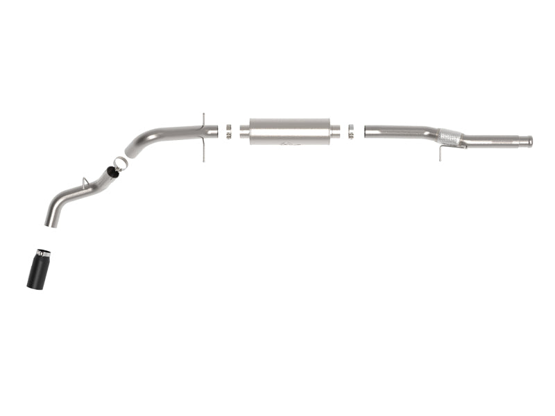 aFe Apollo GT Series 4in 409SS Cat Back Exh System w/Blk Tip 14-18 GM Silverado/Sierra 1500 V8-6.2L 49-44116-B 49-44116-B Photo - Unmounted