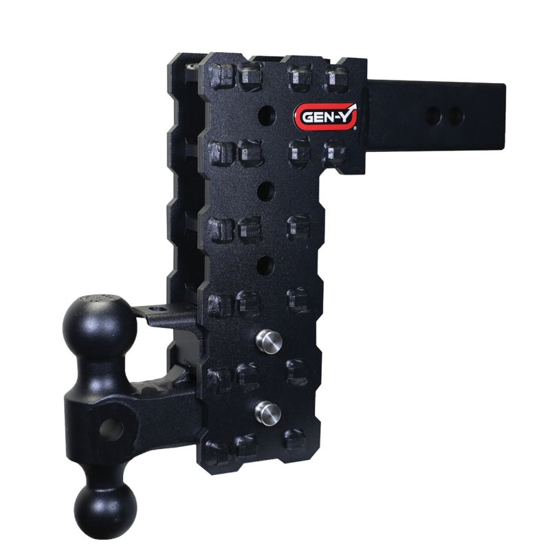 GEN-Y Hitch Gen-Y Phantom-X 2.5in Solid Shank 10in Drop 1.6K TW 16K Hitch w/GH-051 Dual-Ball & GH-032 Pintle LK GH-2425X GH-2425X User 1