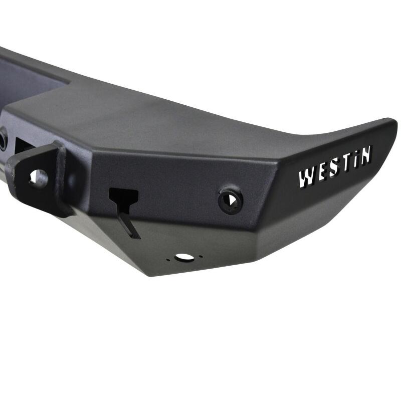 Westin 18-19 Jeep Wrangler JL WJ2 Rear Bumper w/  Sensors (Excl. Wrangler JK) - Textured Black 59-82045 59-82045 Photo - Unmounted