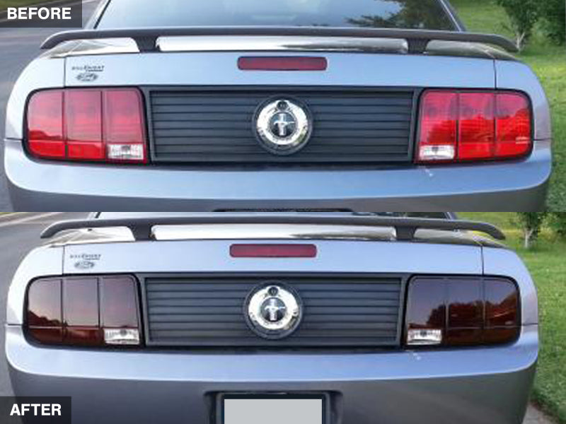 Raxiom 05-09 Ford Mustang Tail Lights- Black Housing (Smoked Lens) 49066 49066 Photo - Close Up