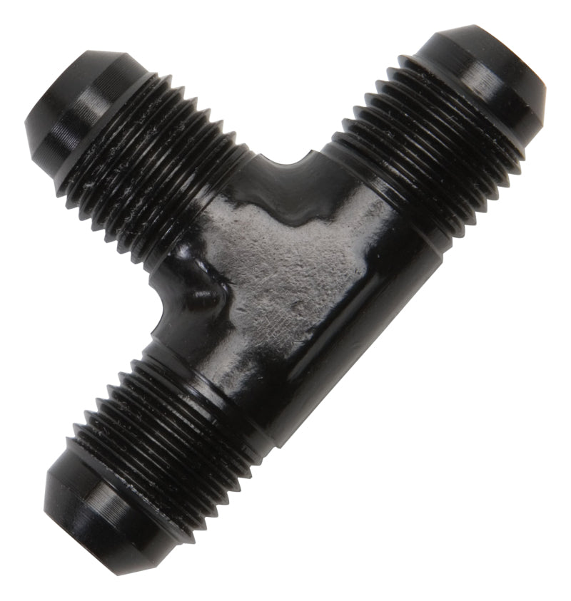 Russell -4 AN Flare Tee Adapters (Black Finish) 661003 Photo - Primary