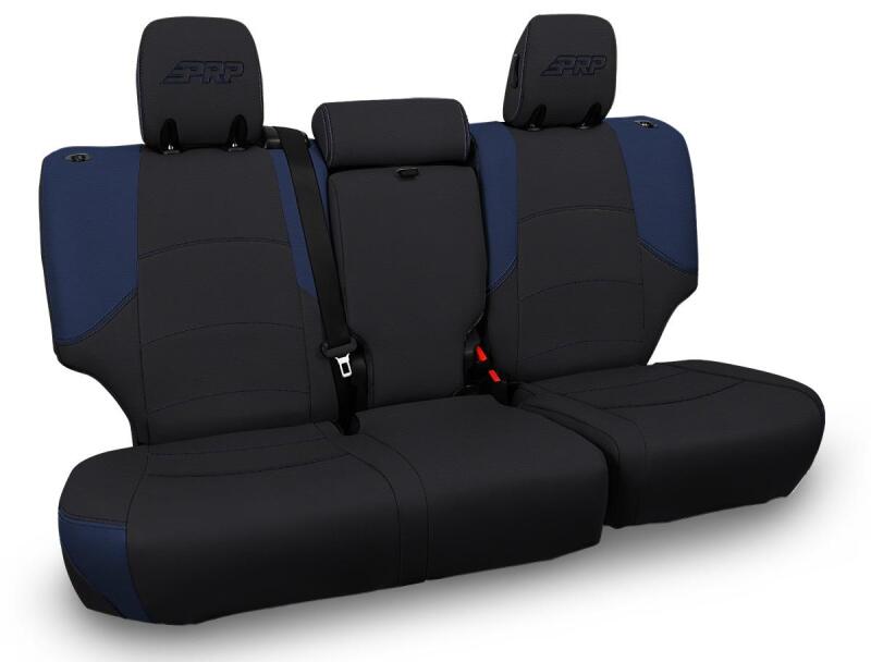 PRP Seats PRP 11-24 Toyota 4Runner Rear Bench Cover - 5-seat model - Black/Navy Blue B067-06 B067-06 Photo - Primary