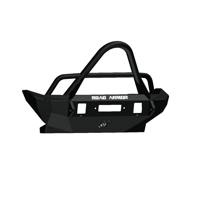 Road Armor 07-18 Jeep Wrangler JK Stealth Front Winch Bumper w/Stinger Guard Mid Width - Tex Blk 5072F5B 5072F5B Photo - Primary
