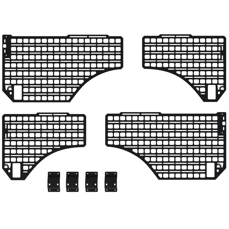 BuiltRight Industries 09-19 RAM 1500/2500 (5ft 7in Bed) Full Bedside Rack - 4pc Set 102076 102076 Photo - Primary