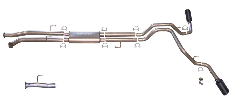 Gibson 07-09 Toyota Tundra SR5 4.7L 2.5in Cat-Back Dual Extreme Exhaust - Black Elite 67501B 67501B Photo - Primary