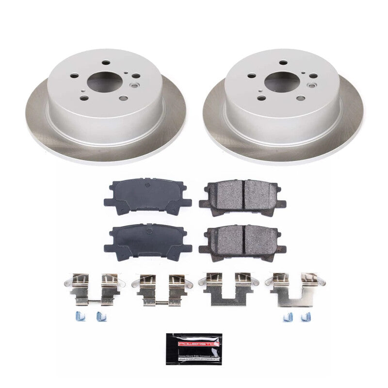 PowerStop Power Stop 04-07 Toyota Highlander Rear Semi-Coated Rotor Kit SC5333 SC5333 Photo - Primary