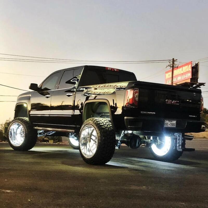 ORACLE Lighting Oracle LED Illuminated Wheel Rings - Double LED - White 4228-001 4228-001 Photo - lifestyle view