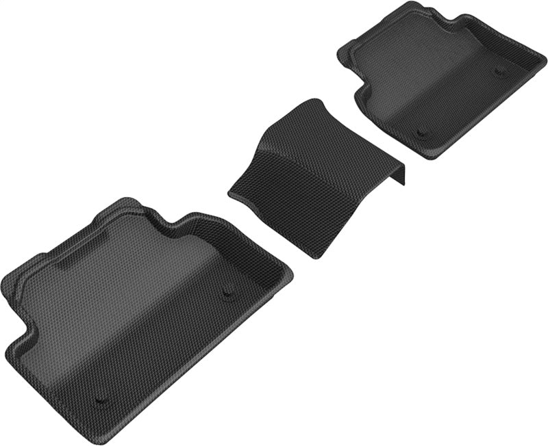 3D MAXpider 18-20 Jaguar E-Pace Kagu 2nd Row Floormats - Black L1JG01321509 L1JG01321509 Photo - Primary