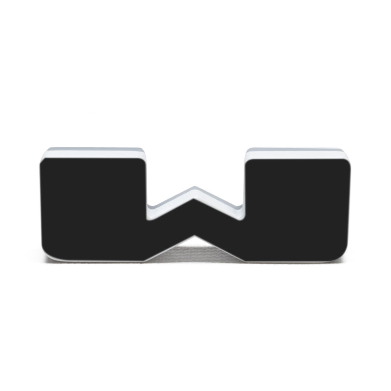 ORACLE Lighting Universal Illuminated LED Letter Badges - Matte Black Surface Finish - W 3141-W-005 3141-W-005 User 1
