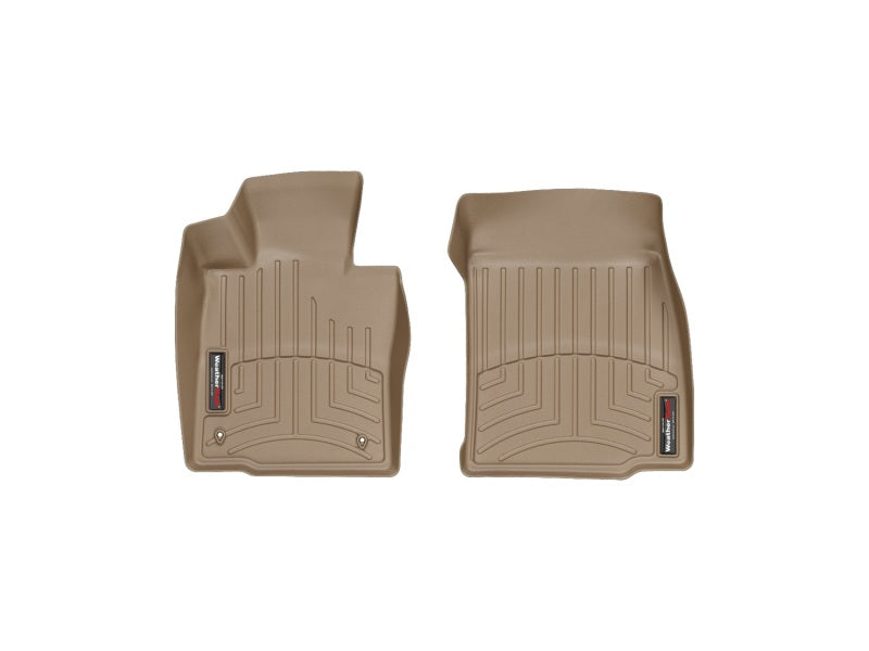 WeatherTech WT FloorLiner - Front - Tan Floor Mats Floor Mats - Rubber main image