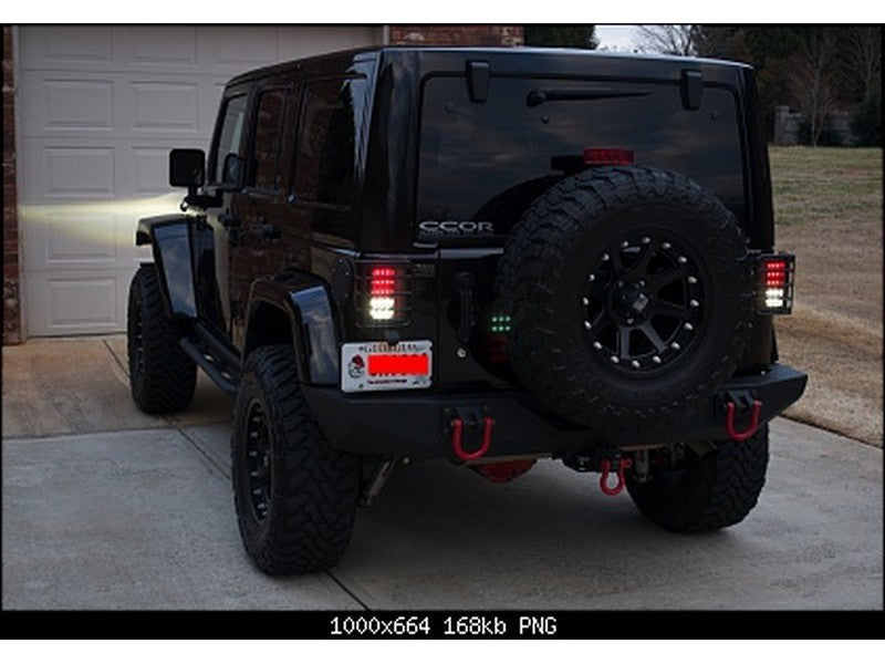 Spyder Jeep Wrangler 07-15 LED Tail Lights Smoke ALT-YD-JWA07-LED-SM 5070418 5070418 User 1