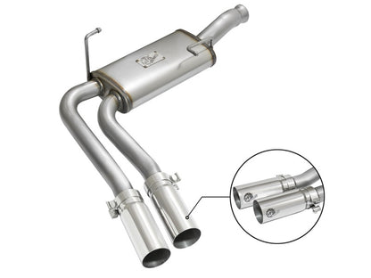 aFe  POWER Rebel Series 3" to 2-1/2" 409 SS Cat-Back Exhaust System 49-44070-P Photo - Primary