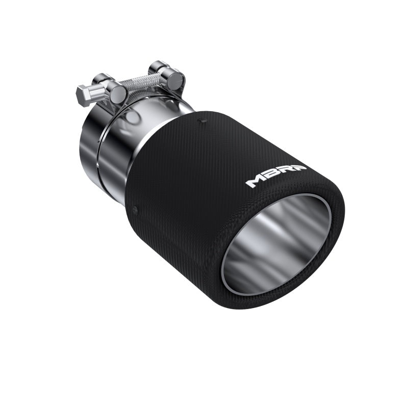 MBRP Universal Carbon Fiber Tip 4in OD/3in Inlet/7.7in L T5122CF Photo - Primary