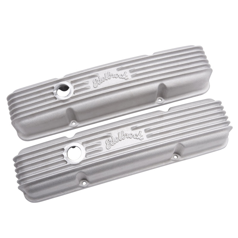 Edelbrock Valve Cover, Classic Series, Chevrolet, 1959-1986 262-400 CID V8 41439 Photo - out of package