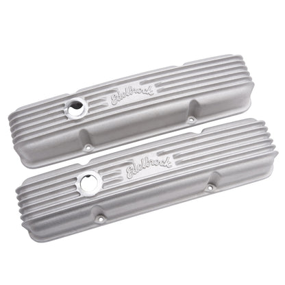 Edelbrock Valve Cover, Classic Series, Chevrolet, 1959-1986 262-400 CID V8 41439 Photo - out of package