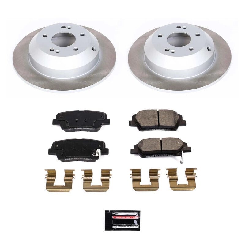 PowerStop Power Stop 2019 Hyundai Santa Fe XL Rear Semi-Coated Rotor Kit SC8283 SC8283 Photo - Primary