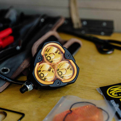 KC HiLiTES FLEX ERA 3 Performance Yellow Spot Beam Lens 4267 4267 Photo - lifestyle view