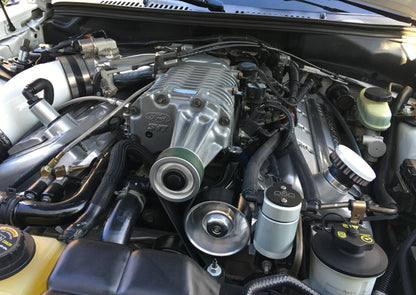 J&L 99-04 Ford Mustang SVT Cobra Driver Side Oil Separator 3.0 - Clear Anodized 3018D-C 3018D-C Photo - Primary