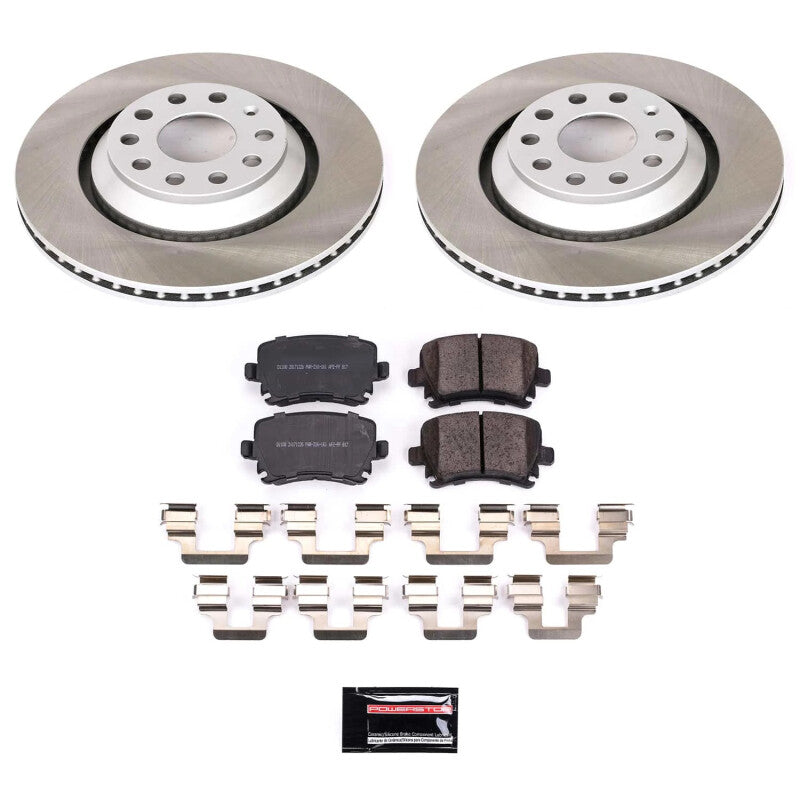 PowerStop Power Stop 2008 Volkswagen R32 Rear Semi-Coated Rotor Kit SC4628 SC4628 Photo - Primary