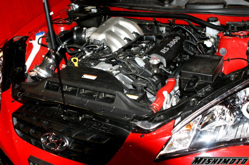 Mishimoto Hose Kit 10+ Genesis V6 Red MMHOSE-GEN-10RD Photo - Mounted