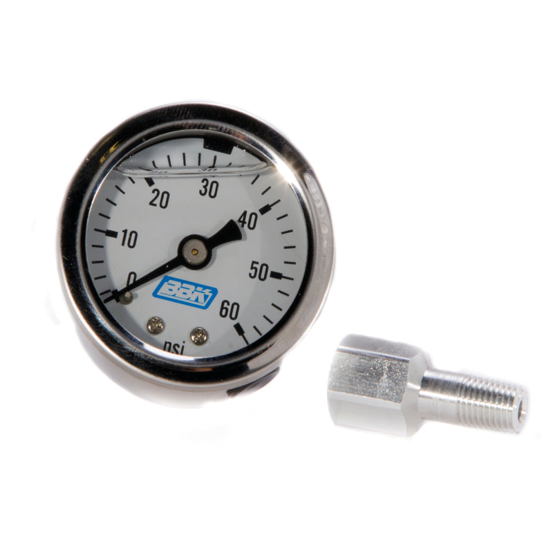 BBK Performance 86-93 Mustang 5.0L Fuel Pressure Gauge & Adapter 1617 Photo - Primary