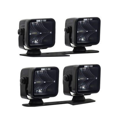 Borne Off-Road 21+ Bronco Light Pods 4pc Ditch 3x3 Flood BNLT-BR-21-DT4F BNLT-BR-21-DT4F Photo - Primary