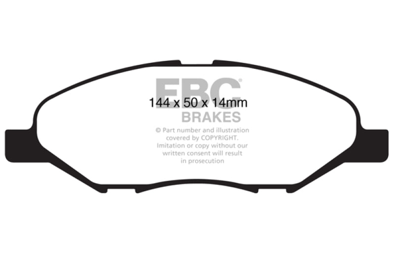 EBC Disc Brake Pad Set UD1345 Photo - Primary
