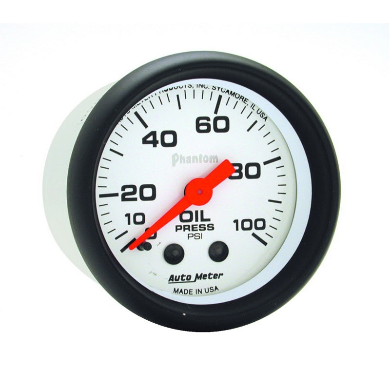 Autometer 2-1/16" Oil Pressure, 0-100 Psi, Mechanical, Phantom 5721 User 1